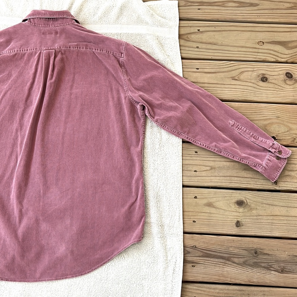 Lands’End Pocketed Corduroy Shirt Shacket XL - Picture 15 of 15